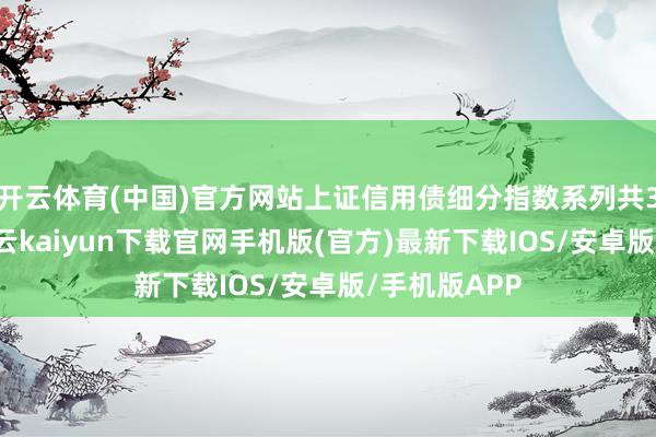 开云体育(中国)官方网站上证信用债细分指数系列共34条指数-开云kaiyun下载官网手机版(官方)最新下载IOS/安卓版/手机版APP