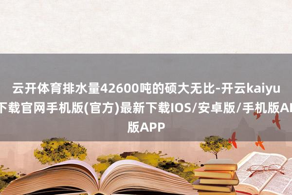 云开体育排水量42600吨的硕大无比-开云kaiyun下载官网手机版(官方)最新下载IOS/安卓版/手机版APP