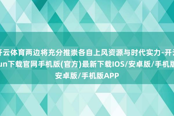 开云体育两边将充分推崇各自上风资源与时代实力-开云kaiyun下载官网手机版(官方)最新下载IOS/安卓版/手机版APP