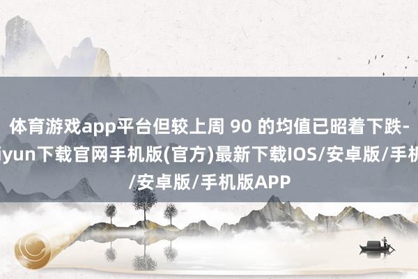 体育游戏app平台但较上周 90 的均值已昭着下跌-开云kaiyun下载官网手机版(官方)最新下载IOS/安卓版/手机版APP