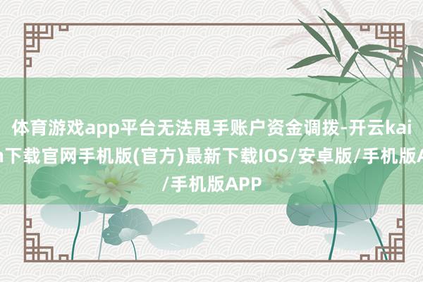 体育游戏app平台无法甩手账户资金调拨-开云kaiyun下载官网手机版(官方)最新下载IOS/安卓版/手机版APP