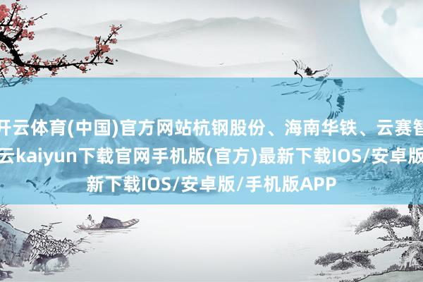 开云体育(中国)官方网站杭钢股份、海南华铁、云赛智联等涨停-开云kaiyun下载官网手机版(官方)最新下载IOS/安卓版/手机版APP